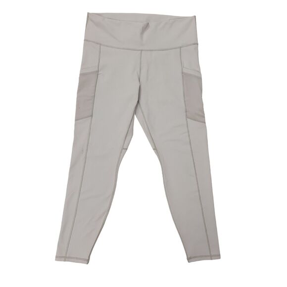 Fabletics Pants - Fabletics On The Go PowerHold High Waisted Leggings Womens 1X Taupe Athleisure